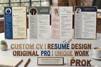 design a professional ats resume and cv