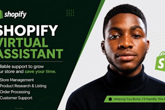 be shopify store manager virtual assistant shopify expert to boost shopify sales