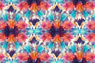 create seamless pattern design, watercolor pattern