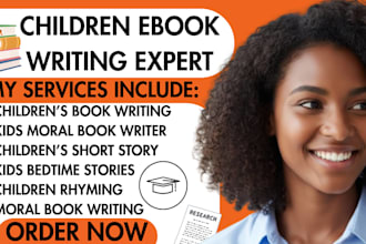 children book ghostwriter children bedtime stories rhyme kid moral books writing