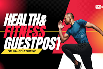 publish health guest posts on fitness websites