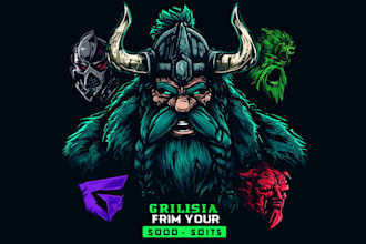 design a custom mascot logo for your brand or business