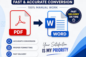 convert scanned PDF to editable word manually