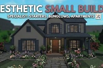build an aesthetic custom house on bloxburg