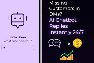 build ai chatbot for your social media, website, and business automation