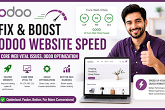 fix and boost odoo website speed core web vital issues odoo optimization