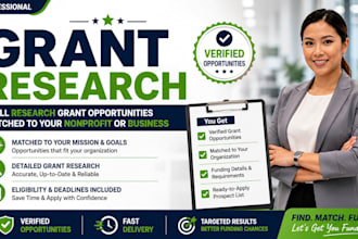 research grant opportunities matched to your nonprofit or business