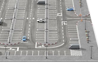 design professional parking lot layout, site map, and rv park map