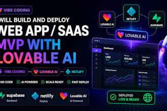 deploy vibe coding lovable netlify no code web app saas mvp ai builder supabase
