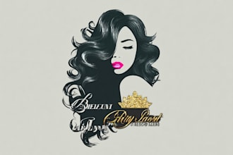do hair salon, hair braids, locs hair logo