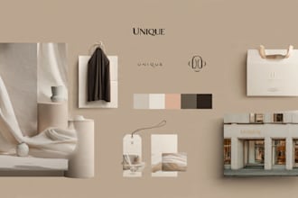 develop logo and brand identity for fashion brand