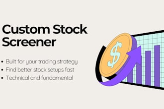 build you a custom finviz stock screener