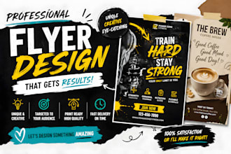do minimal and modern flyer design