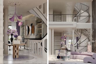 3d rendering design cad drawings full soft furnishing turnkey service
