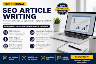 write high quality SEO articles