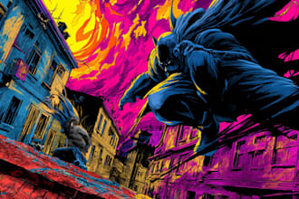 comic book illustration with comic book illustrator