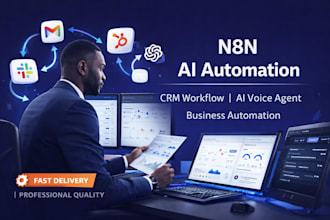 build n8n ai automation crm workflow ai voice agent