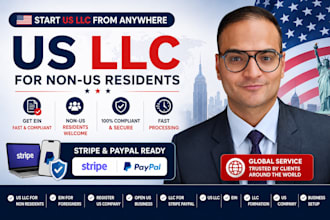 register US llc for non US residents with ein fast and compliant