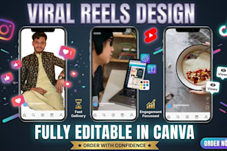 design viral instagram reels and tiktok templates