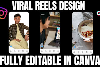design viral instagram reels and tiktok templates
