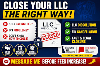 dissolve your US llc cancel ein close your business properly