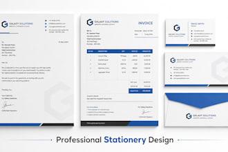 professional stationery design set