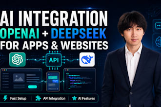 integrate openai and deepseek into your app or website