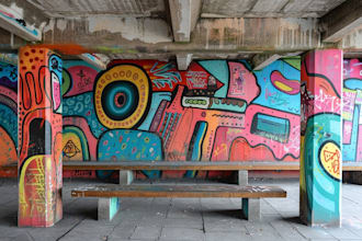 create custom graffiti art designs murals and wall arts