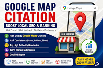 do 50500 google maps citations