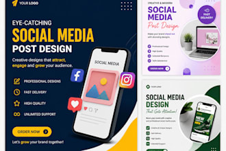 design  eye catching  social media posts using canva