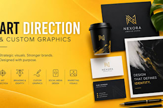 be your art director and custom graphics designer