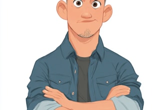 draw cartoon portrait in disney cartoon illustration