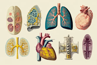 design scientific, medical, educational illustration for you
