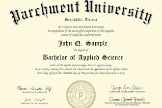 create college diploma degree and university certificate