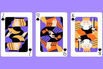 design custom playing card card game design card illustration card game design