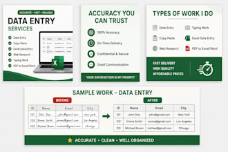 data entry for whatever required data