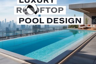 design elevated rooftop pools with sleek modern luxury layouts