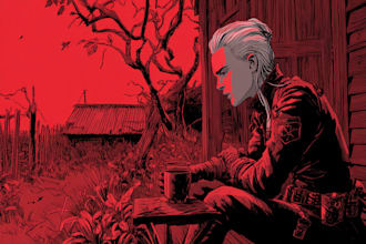 comic book illustration with comic book illustrator