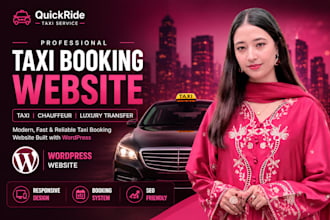 build a chauffeur, limousine and taxi booking website