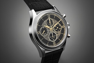 create custom 2d watch designs and realistic renders