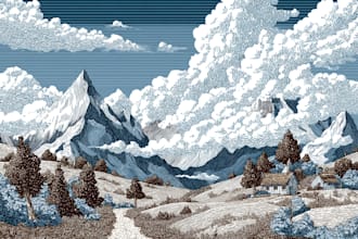 create a striking digital linocut or woodcut style illustration