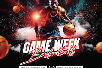 do sports flyer, basketball poster, event flyer, club flyer, gym flyer, sports