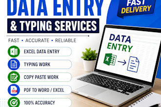 do data entry copy paste and typing work