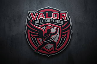 design a strong and professional self defense logo for your brand