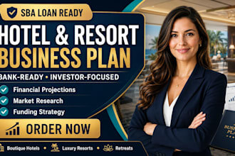 prepare sba loan boutique hotels luxury resort franchise retreat business plan