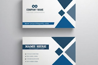 a premium business card and brand stationery