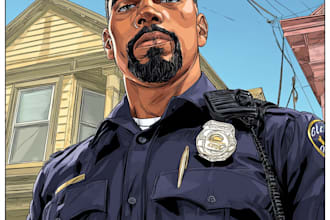 draw comic book illustration with comic book illustrator