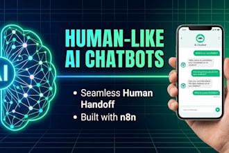build a n8n ai chatbot with seamless human handoff