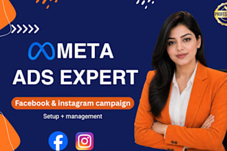 be your professional meta ads expert, facebook ads instagram ads campaign