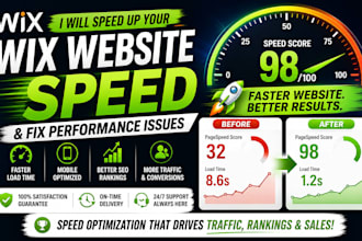 speed up your wix website and fix perfomance issues